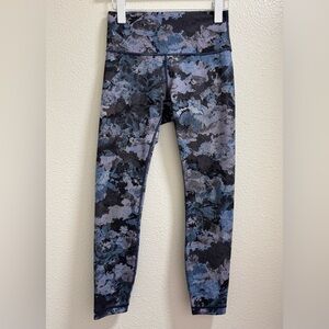 Lululemon Legging 7/8 Tight II Nulux 25" Stretch Screen Camo Multi Womens 6